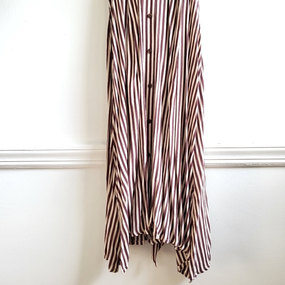Faithfull The Brand Farah Brighton Stripe Midi Dress NWT Size 6/Medium - Picture 10 of 16